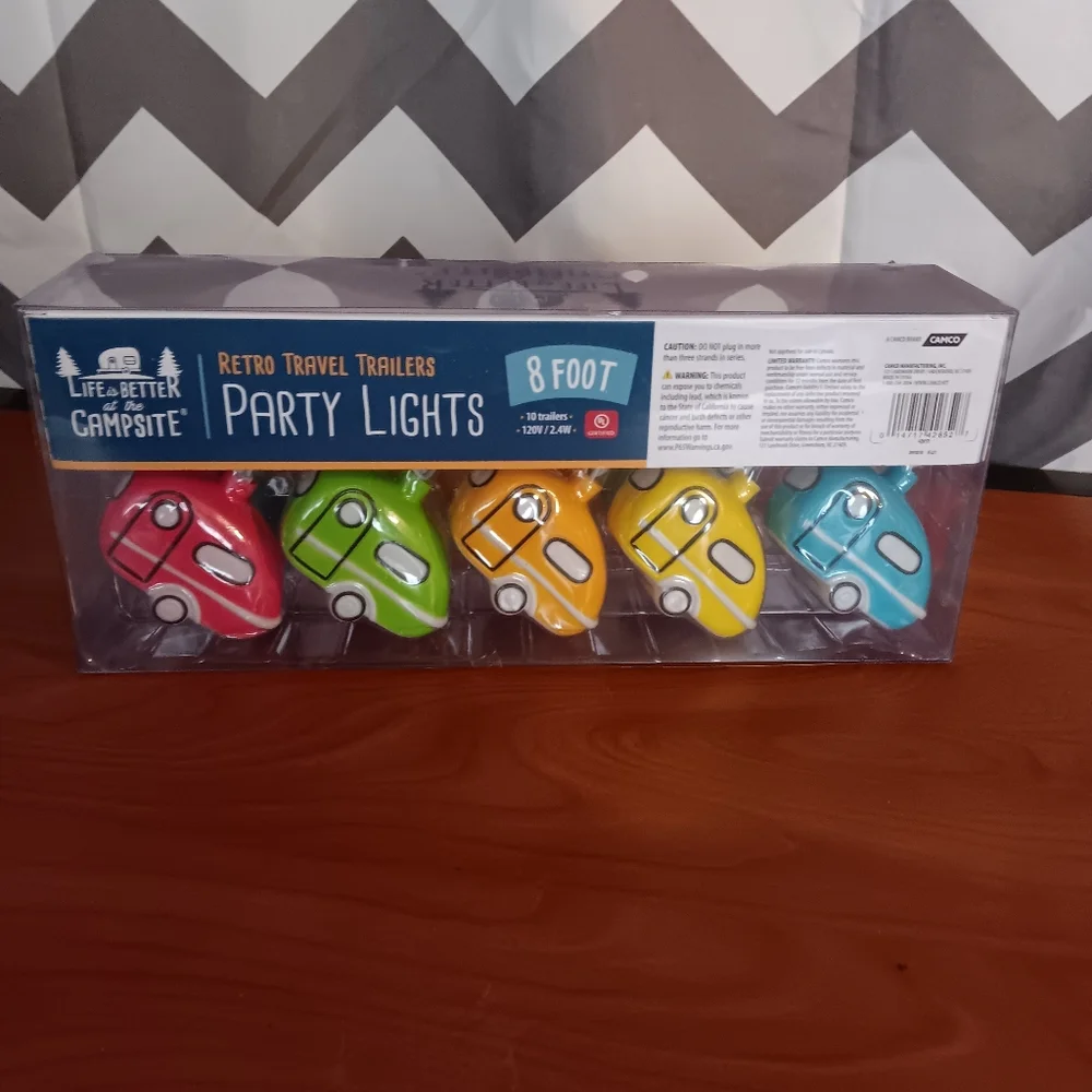 Retro camper party lights